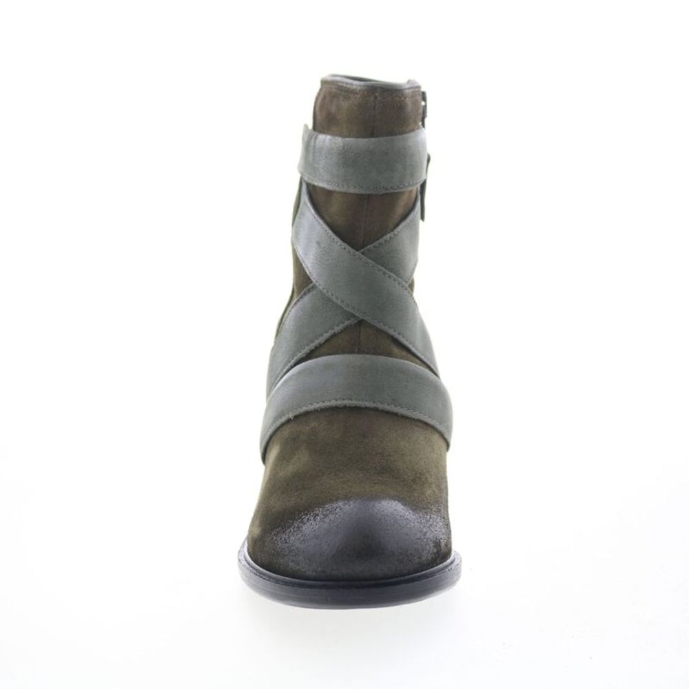 Miz Mooz Womens Jalissa Green Boots (NWT) - Picture 3 of 7